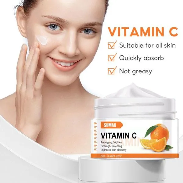Pure English Package Vc Plain Moisturizing Orange Cream 30ml  Creams & Moisturizers