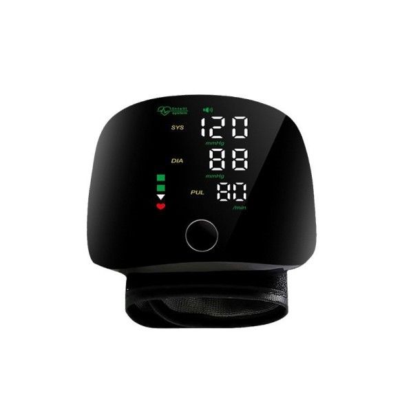 Automatic electronic intelligent manometer multifunctional English pulse detection wrist sphygmomanometer Health Tests