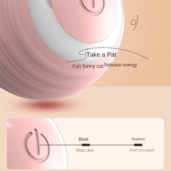 Electric Cat Toy Smart Rolling Ball Bite Resistant Cat Toy Pet Supplies
