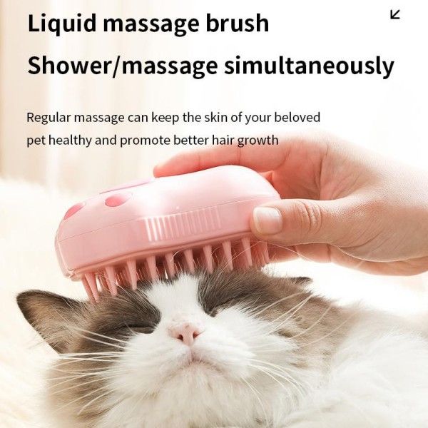 Electric Cat Claw One-Touch Spray Hair Comb Cat And Dog Anti-Flying Hair Massage Comb
