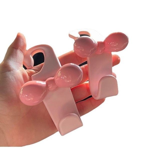 Cute Bow Dopamine Seamless Car Interior Hook Car Seat Back Hanging Seat Covers & Accessories