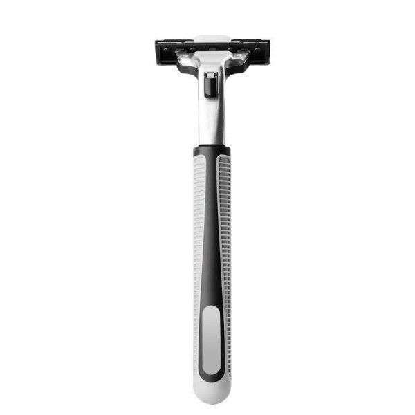 Men's Double-Layer Manual Shaver Stainless Steel Blade Old-Fashioned Razor