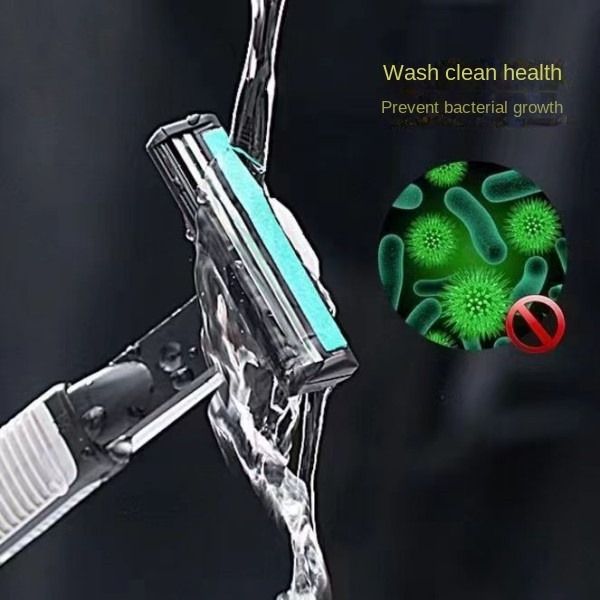 Men's Double-Layer Manual Shaver Stainless Steel Blade Old-Fashioned Razor