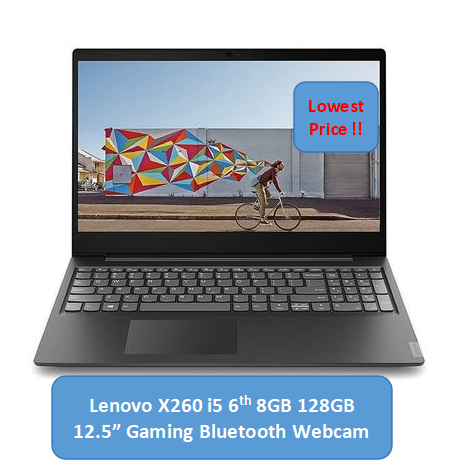 (Black Friday Offer ) Lenovo Thinkpad X260 laptop Core i5 2.40 GHz 8GB Ram 128GB SSD Storage 12.5''INCH HD Screen Display Refurbished School Business Cyber Laptop Computer | Notebook