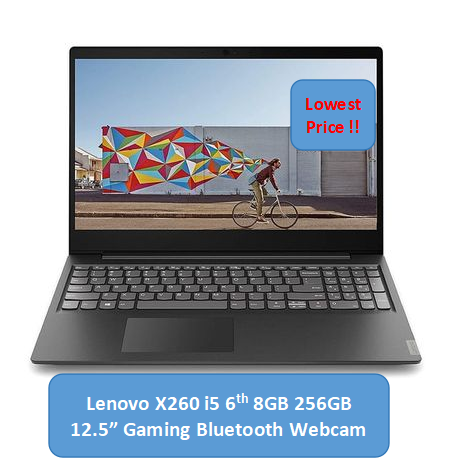 (i5+8gb+256gb+Mouse) Lenovo Thinkpad X260 laptop Core i5 2.40 GHz 8GB Ram 256GB SSD Storage 12.5''INCH HD Screen Display Refurbished School Business Cyber Laptop Computer | Notebook