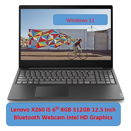 (i5+8GB+512GB SSD+Mouse ) Lenovo Thinkpad X260 laptop Core i5 2.40 GHz 8GB Ram 512GB SSD Storage 12.5''INCH HD Screen Display Refurbished School Business Cyber Laptop Computer | Notebook