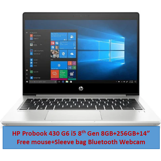 (Free Mouse+Sleeve bag)Refurbished HP Probook 430 G6 Laptop i5 8th Gen 8GB+256GB+13.3"  Ultrabook Student professional Business notebook Laptop