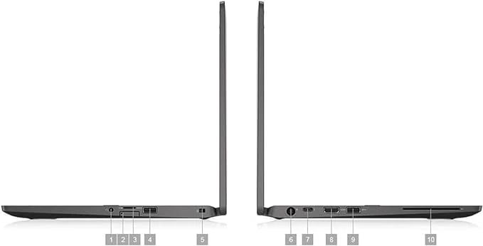 Dell Latitude 5300 Refurbished Laptop i5+8GB+256GB+Free Bag SSD 8th Gen 13.3" HD Display Bluetooth Webcam Student professional laptop