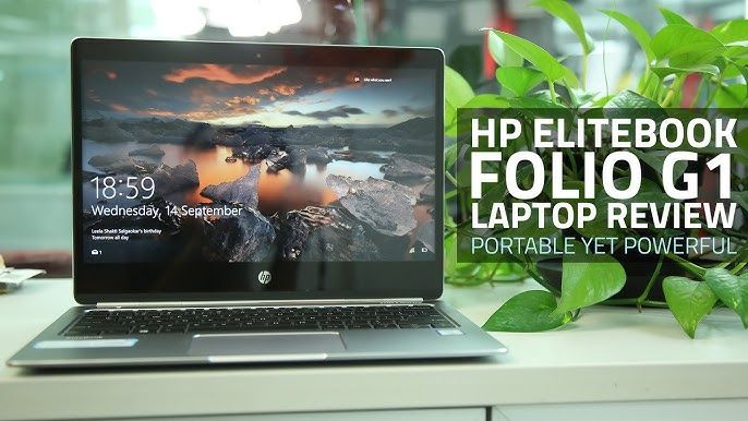 Refurbished HP Elitebook Folio G1 Laptop M5 i5+8GB+256GB+14" Windows 11 Student Notebook Laptop