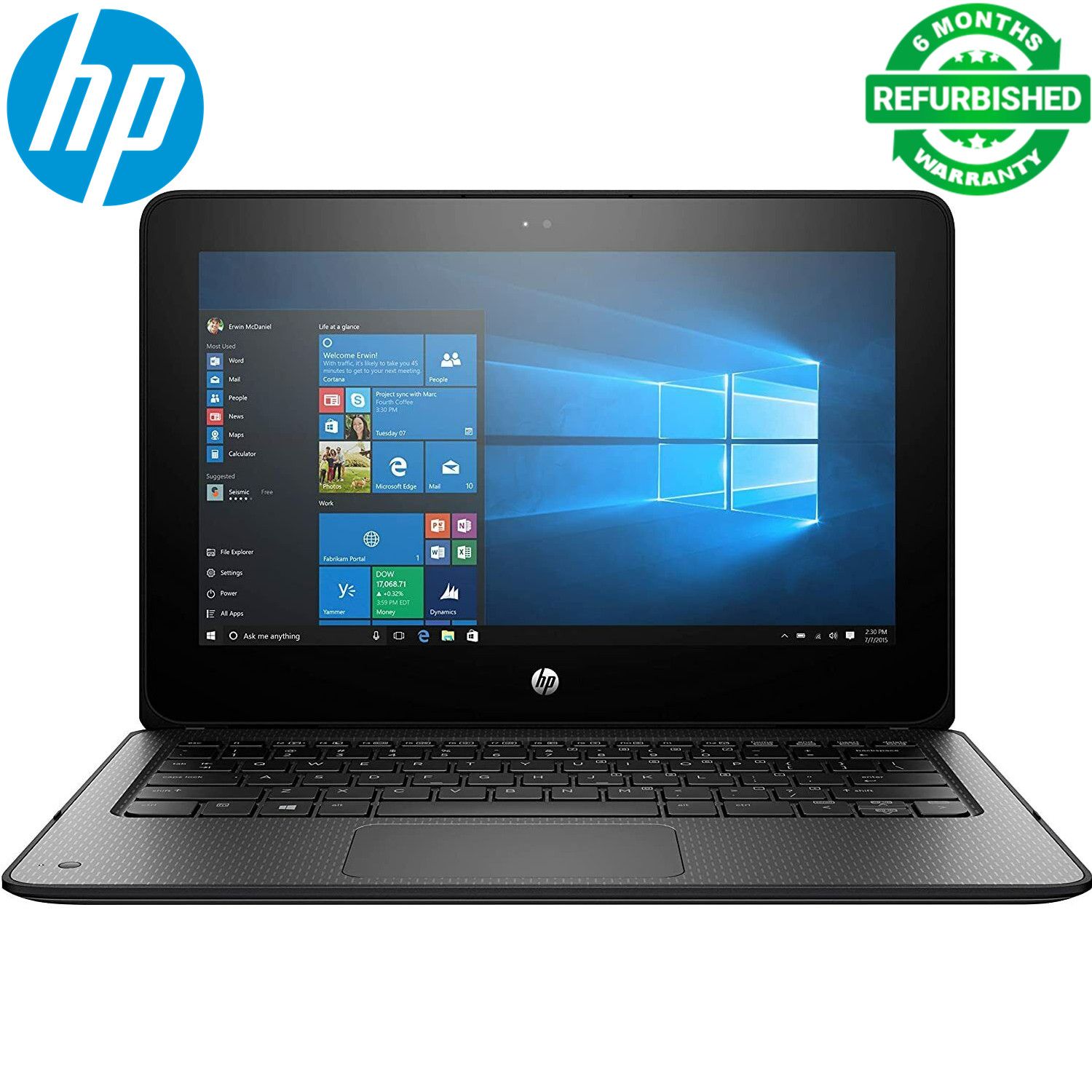 (Bag+i5+8GB+512GB+Touch) Refurbished HP Probook 11X360 G2 Touchscreen Laptopi5+8GB+512GB SSD 7th Gen Laptop Windows 11 Pro Bluetooth Webcam student Professional laptop