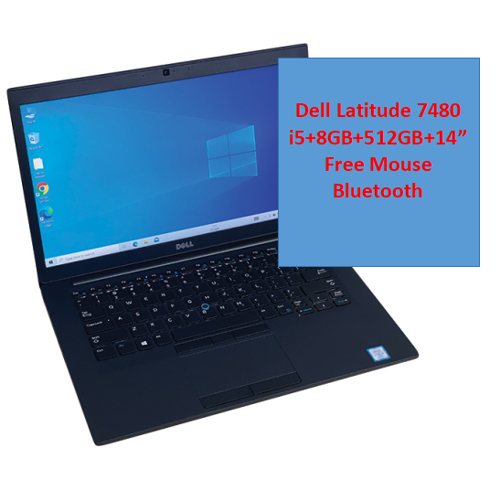{ i5+8gb+512gb } Refurbished Dell Laptop Latitude 7480 Core i5 8GB+512GB+14'' Refurbished Laptops Refurbished Computer Windows 11 Notebook 6 Month Warranty Free Office 2019