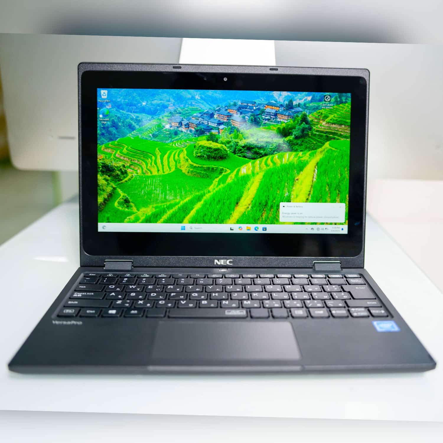 BRAND NEW NEC VersaPro VEE11 R5 X360 Laptop Intel Celeron N4120 4GB RAM Memory 64GB ROM Storage (Up to 256GB by SD Card) 11.6-inch HD Touchscreen Display Type C Charger port HDMI Port Dual Camera