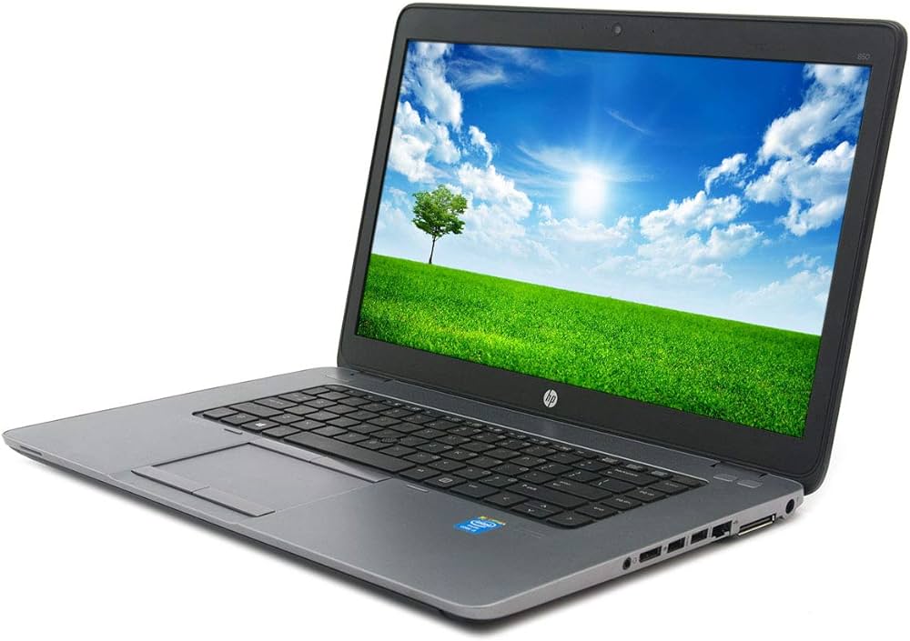 (i7+4GB+500GB) Refurbished HP Elitebook 850 G1 Laptop - Intel Core i7 - 4GB RAM 500GB HDD ROM 4th Gen - 15.6'' Bluetooth Webcam Intel HD Graphics Windows 11 Notebook