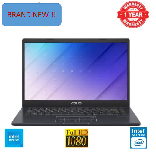 Brand New Asus Vivobook Go 14  Laptop 8GB+256GB+14" Intel Celeron N4500 1.1-2.8GHz  Windows 11 Home Anti-glare display Bluetooth 5.1 WiFi 802.11ac brand new laptop