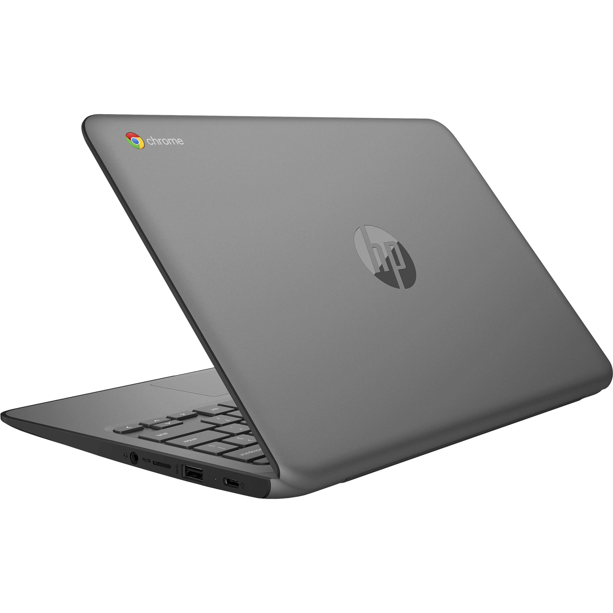 HP Chromebook 11 G6 11.6 Inch Display N3350 High Speed Lightweight Portable Laptop 4GB RAM 16GB ROM Chrome OS Student laptop