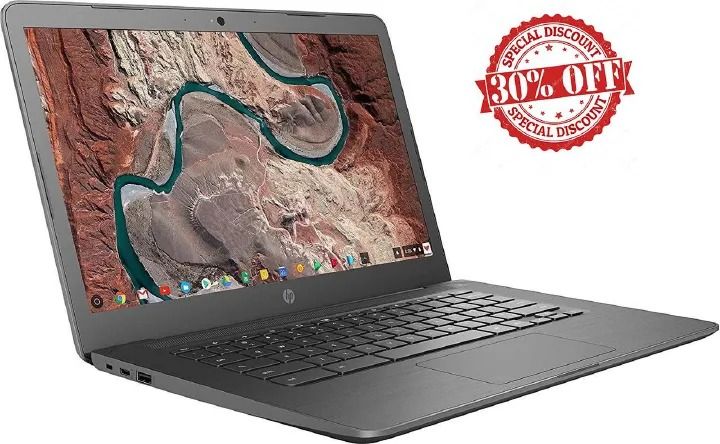 HP Chromebook 11 G6 11.6 Inch Display N3350 High Speed Lightweight Portable Laptop 4GB RAM 16GB ROM Chrome OS Student laptop
