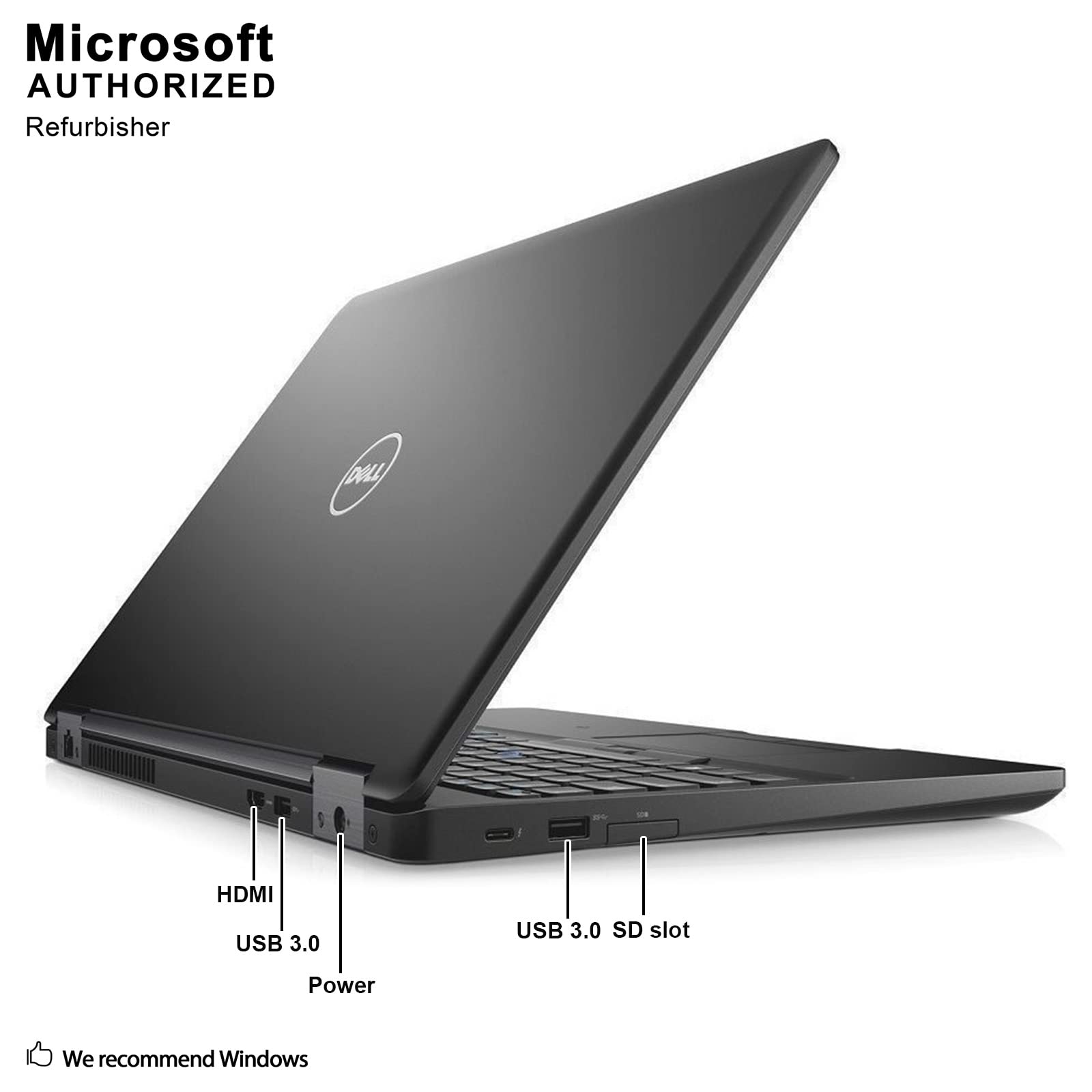 Dell Latitude 5580 Core i5 7300u 8GB 128GB SSD 14.1 inch FHD laptop  Intel HD Graphics 620 Backlit Keyboard  Webcam Bluetooth  dell  laptops