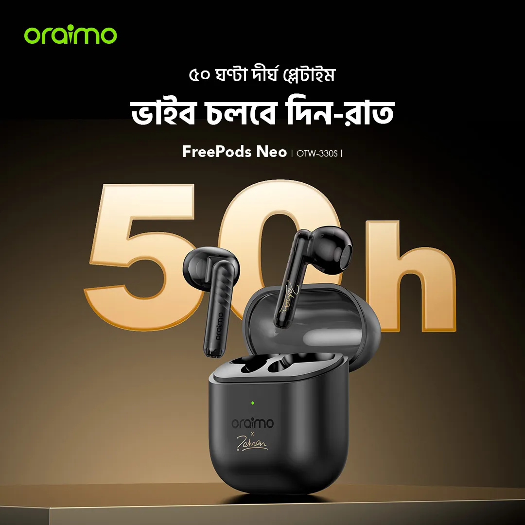ORAIMO OTW-330S FreePods Neo True Wireless BLUETOOTH Earbuds WITH 50HR PLAYTIME