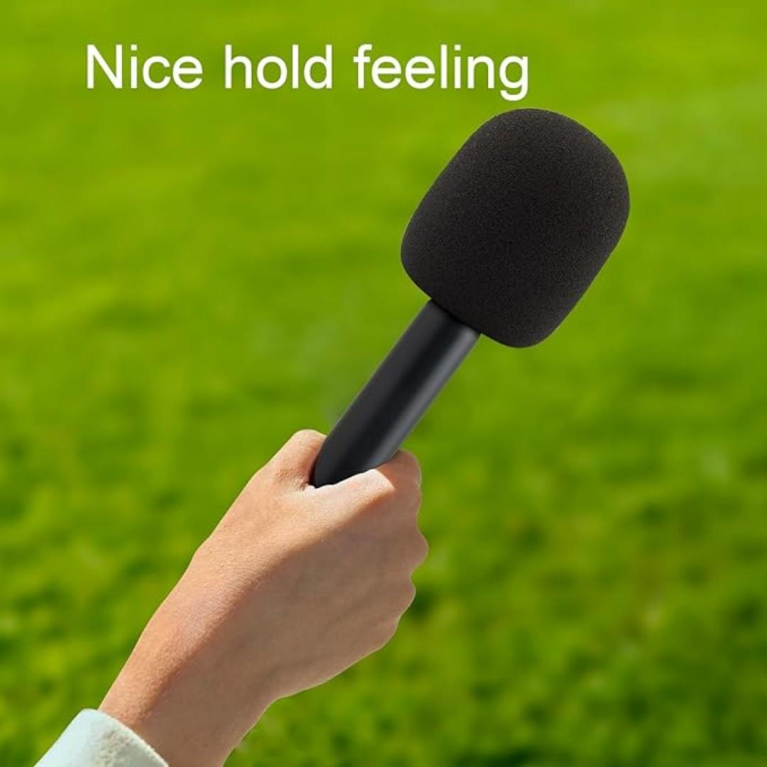 Wireless Interview Microphone Adapter Handheld Mount Holder for DJI Mic Stand, Holder for DJI Mic 1/2 / Rode Wireless GO II,  for Hollyland Lark M1 /C1 / 150 / Synco G1/A2 / Movo and More