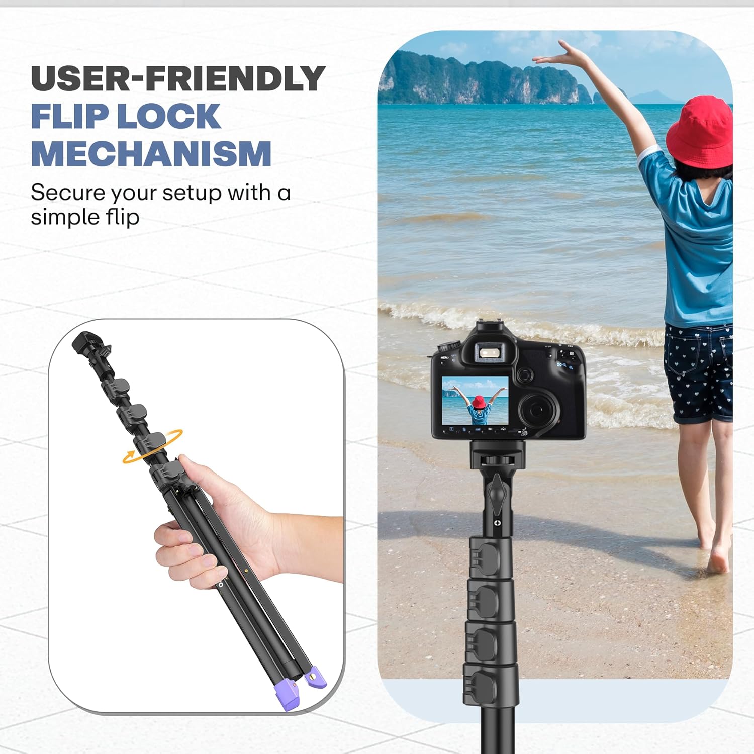 63 Inch (160CM) 1.6M Tripod Stand with Mobile Phone Holder – Versatile Stand for Ring Lights, Cameras, and Mobile Phones. Ideal for Video Recording, Video Shooting, and Lighting Setup HEAVY DUTY STAND