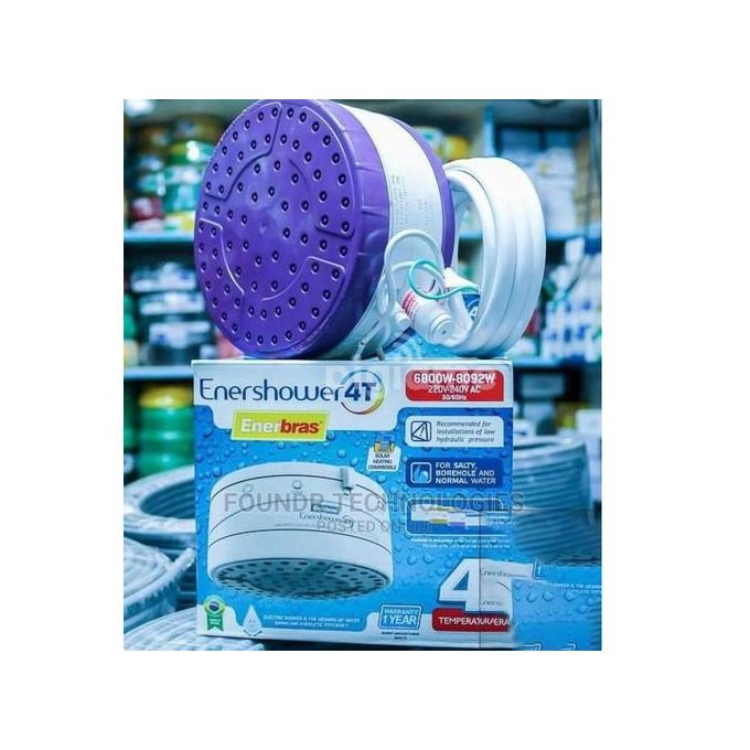 Enerbras Enershower 4 Temp (4T) Instant Shower Water Heater - Blue