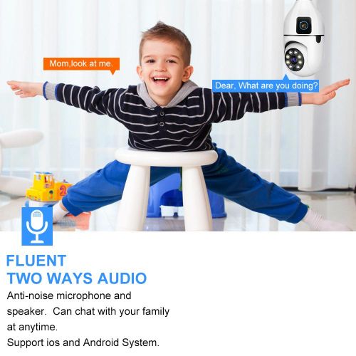V380 PRO 2.0MP Smart Wireless WiFi Bulb Camera Night Vision Panoramic WiFi IP Camera WiFi CCTV 360 Degree PTZ Light Bulb Camera