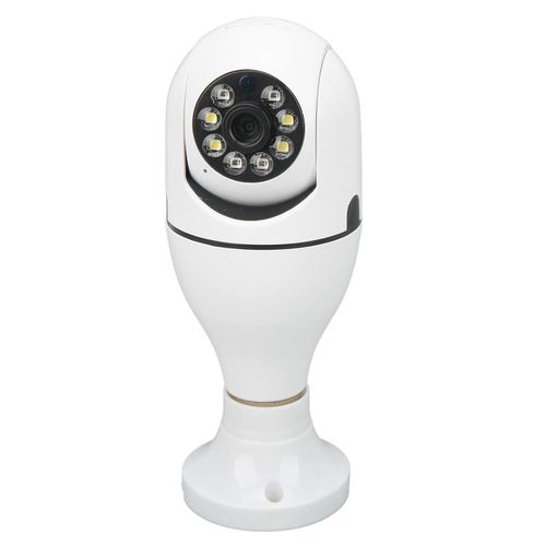 V380 PRO 2.0MP Smart Wireless WiFi Bulb Camera Night Vision Panoramic WiFi IP Camera WiFi CCTV 360 Degree PTZ Light Bulb Camera