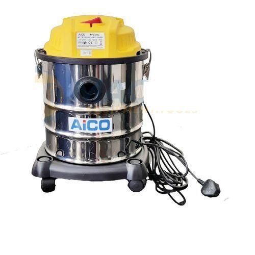 AICO Heavy Duty Stainless Steel Bucket Wet And Dry Commercial Vacuum Cleaner 20Litres