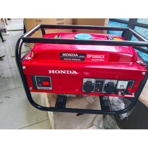 Honda 5.5KVA Heavy Duty Petrol Gasoline Generator 6500Watts Generator Plus Free AVS 30 EP5500CX
