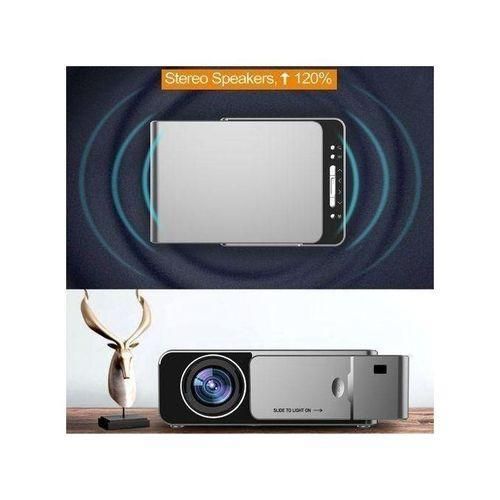 T6 LED Projector HD 3500 Lumens Portable HDMI USB Support 4K 1080p Home Theater Cinema Projector Beamer