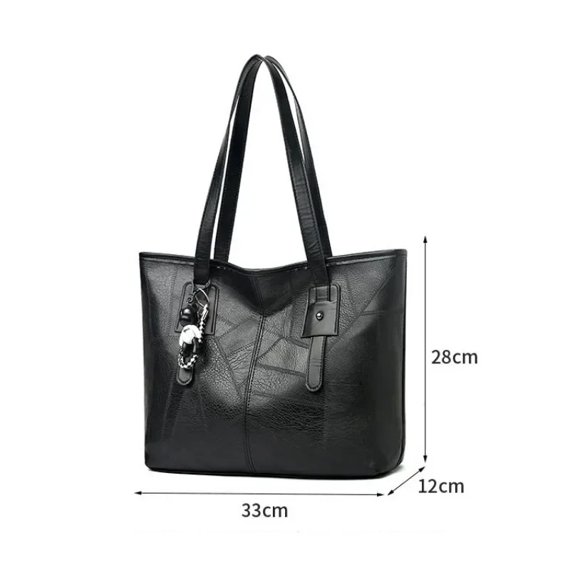 Large Mochila Women Shoulder Hand Bag 2024 New Trendy European American High Capacity PU Soft Leather Girl Handbag Lady Tote Bag