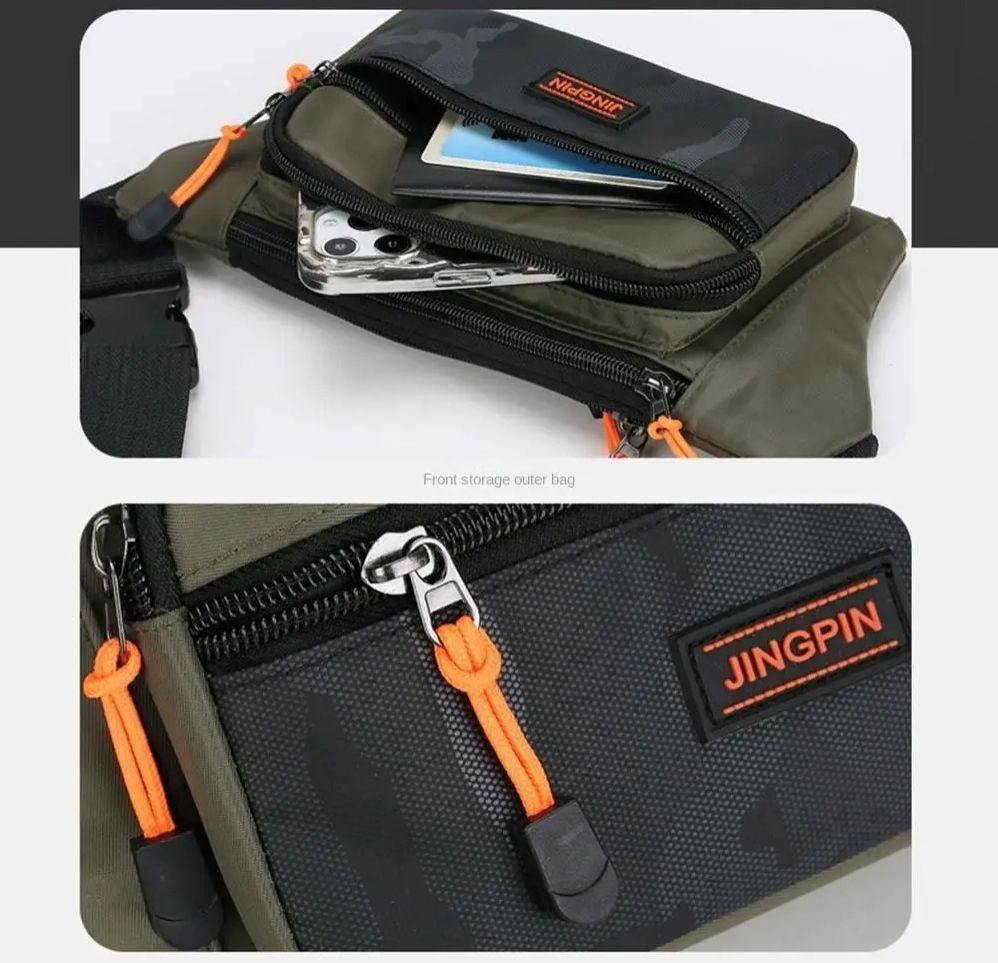 Men's Bags Multi-functional Sports Waist Bags Fitness Anti-theft Mobile Phone Waist Pack Chest Bag Close Fitting Waist Bags