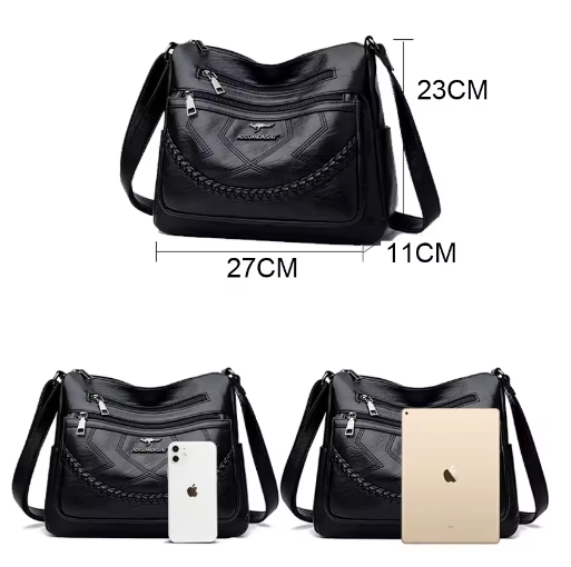 Soft Leather Women Bag Branded Designer Ladies Handbag Purses 2025 Luxury Female Shoulder Bag Large Capacity Crossbody Bags
