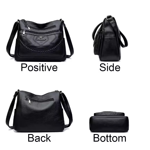 Soft Leather Women Bag Branded Designer Ladies Handbag Purses 2025 Luxury Female Shoulder Bag Large Capacity Crossbody Bags