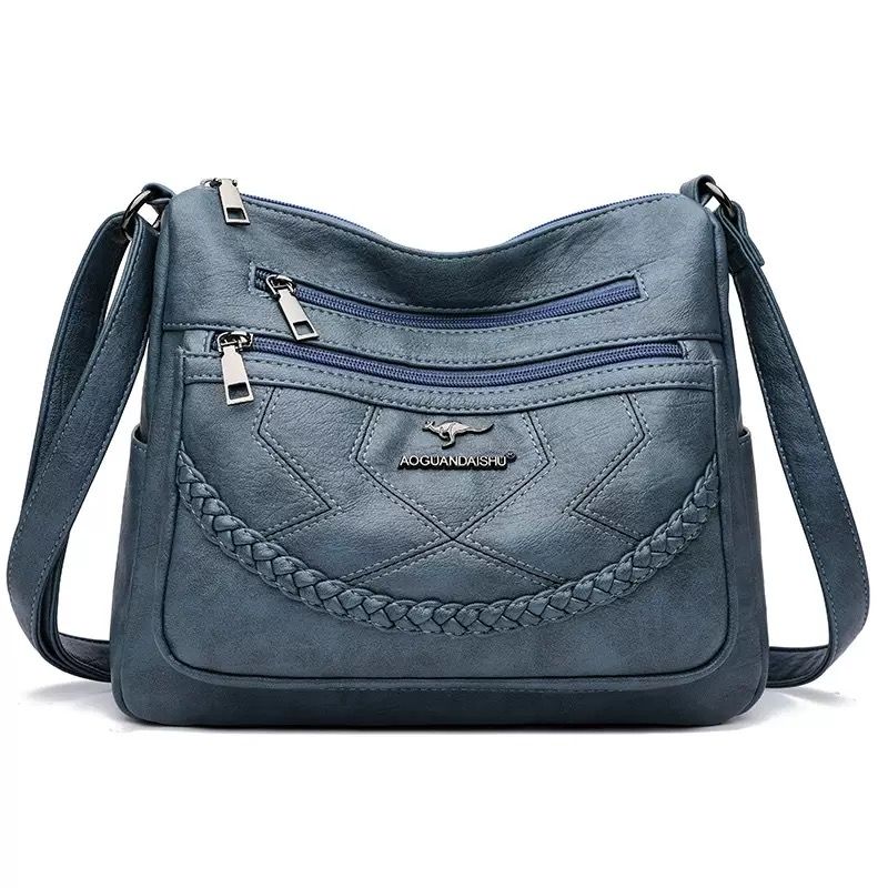 High Quality Soft Leather Luxury Purses and Handbags Women Bags Designer Multi-pocket Crossbody Shoulder Bags For Women