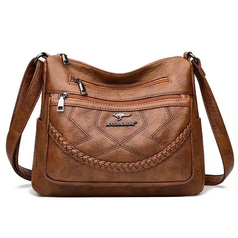 High Quality Soft Leather Luxury Purses and Handbags Women Bags Designer Multi-pocket Crossbody Shoulder Bags For Women