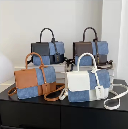 New Style Womens Bag With Color Blocking Closure Fashionable Bag Comfortable Shoulder Bag Popular Crossbody Bag