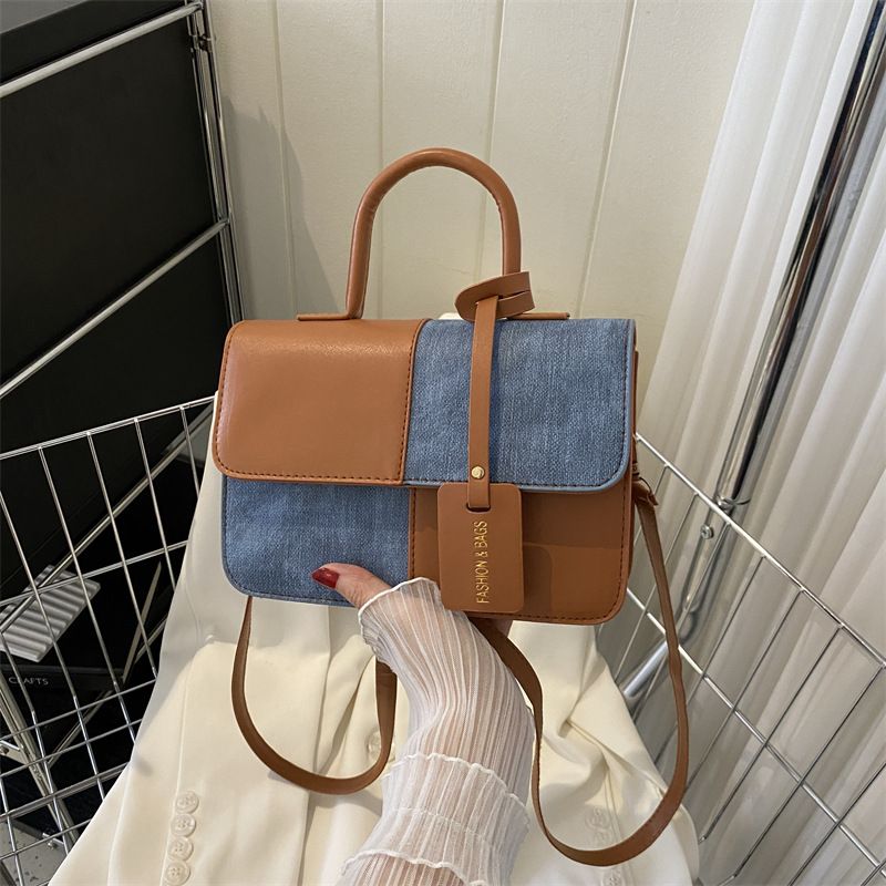 New Style Womens Bag With Color Blocking Closure Fashionable Bag Comfortable Shoulder Bag Popular Crossbody Bag