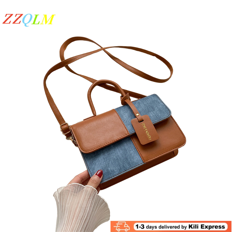 New Style Womens Bag With Color Blocking Closure Fashionable Bag Comfortable Shoulder Bag Popular Crossbody Bag