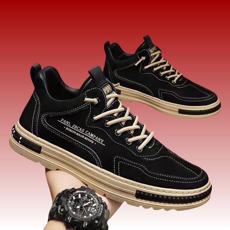 Men's Casual Sneakers SpringAutumn Breathable Wear Resistant Outdoor Platform Sneaker Non-slip Comfortable Loafers Walking Flats