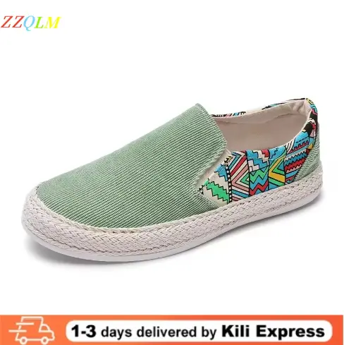 Mens Shoes Causal Breathable Slip On Sneakers Male Canvas Shoes Summer Classic Men Boat Shoes Loafers for Men Flats