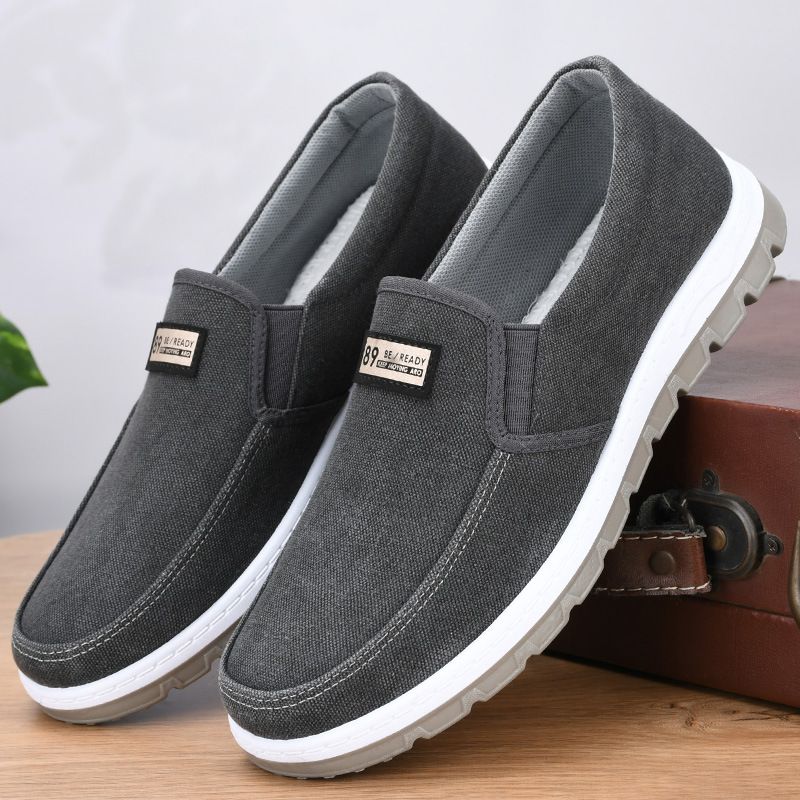 New Flats Breathable Soft-soled Men's Shoes Slip-on Comfortable Work Casual Shoes Loafers