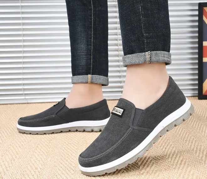 New Flats Breathable Soft-soled Men's Shoes Slip-on Comfortable Work Casual Shoes Loafers