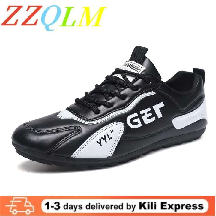 New Arrival Men's Casual Shoes Flat Comfortable Gym Sports Shoes Male Trainers Sneakers Black