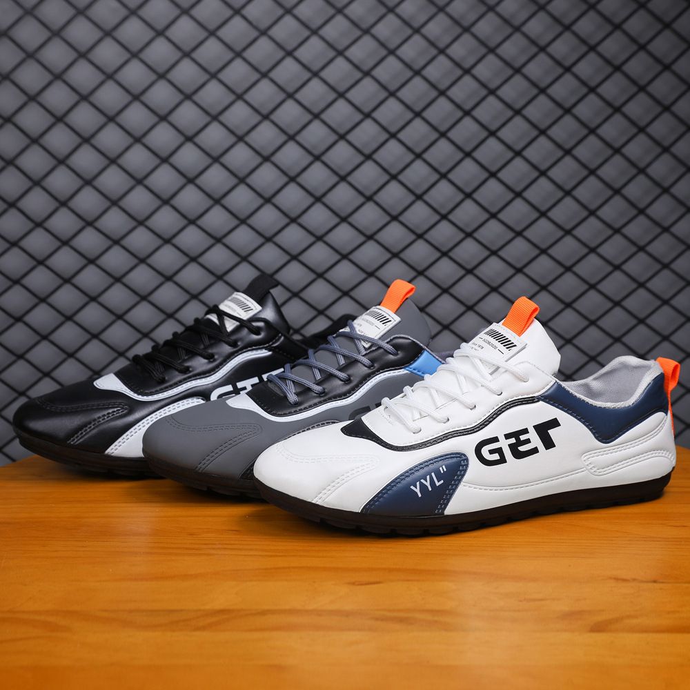 New Arrival Men's Casual Shoes Flat Comfortable Gym Sports Shoes Male Trainers Sneakers Black