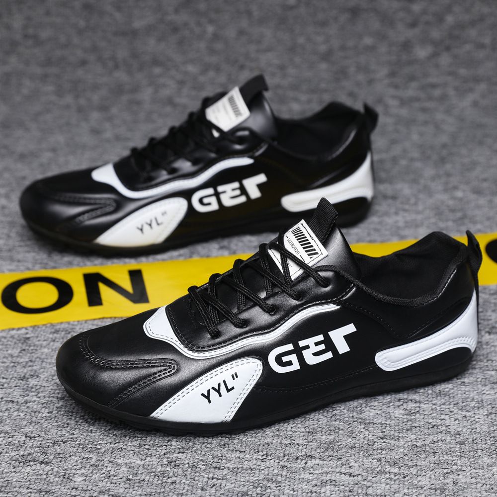 New Arrival Men's Casual Shoes Flat Comfortable Gym Sports Shoes Male Trainers Sneakers Black