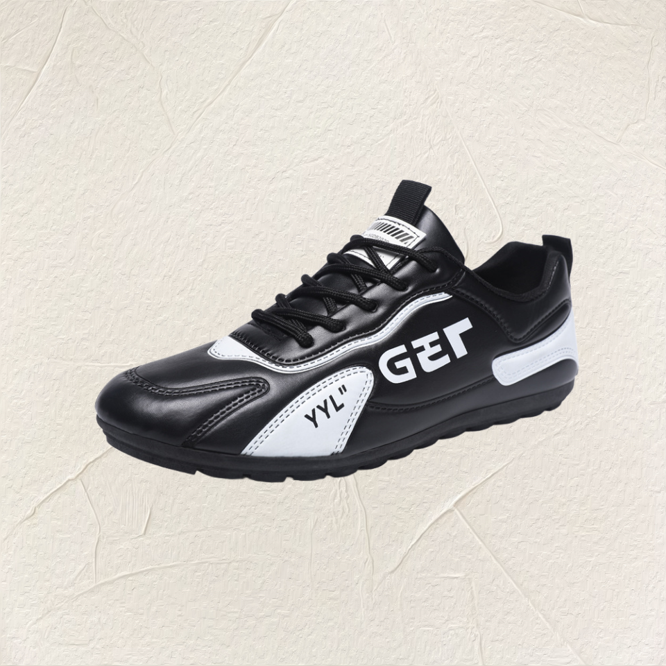 New Arrival Men's Casual Shoes Flat Comfortable Gym Sports Shoes Male Trainers Sneakers Black