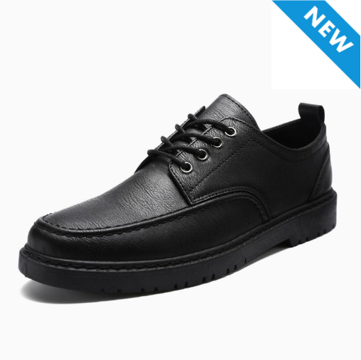 New Four-season Oxfords Retro Business Formal Wear New Casual Trendy Shoes Large-sized Low-top Small Leather Shoes for Casual Men