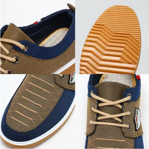 Large size 41 - 46 Men's Canvas Shoes Lightweight Men's Casual Mesh Breathable Flats Vulcanized Shoes Classic Lace Up Sneakers for Men Sport Shoes