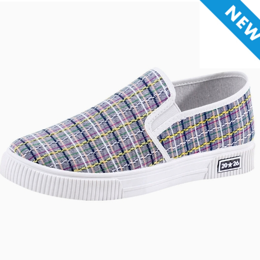 Women's Canvas Shoes round Toe Breathable Spring Autumn Wear Resistant Soft Bottom Anti-Slip Lightweight Low Cut Korean Style Ladies Shoes